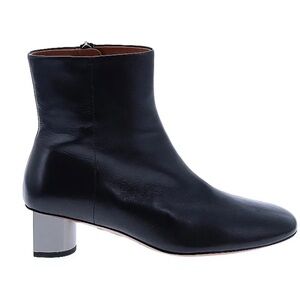 Robert Clergerie Paris soft black leather boots with block heel NEW SIZE 38 or 8